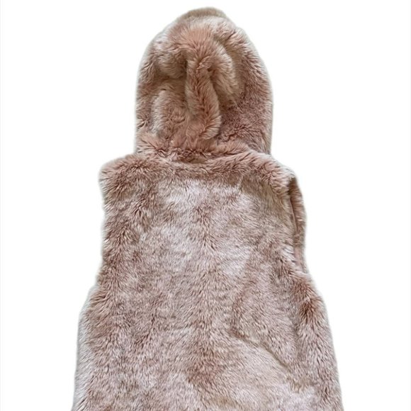 ZARA faux fur vest light pink xs like new - Picture 7 of 8